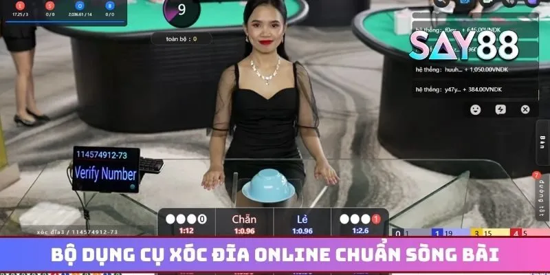 Bộ dụng cụ xóc đĩa online đạt tiêu chuẩn sòng bài Las Vegas
