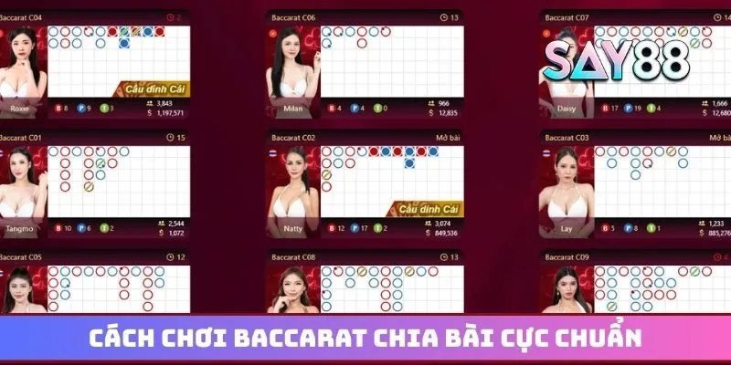 Cách chơi Baccarat với quy trình dealer chia bài cực chuẩn