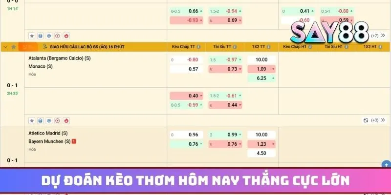 Dự đoán kèo thơm hôm nay thắng cực lớn cho tân thủ 2026