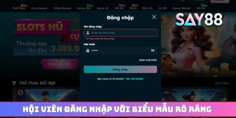 Thưởng thành viên 99k say88