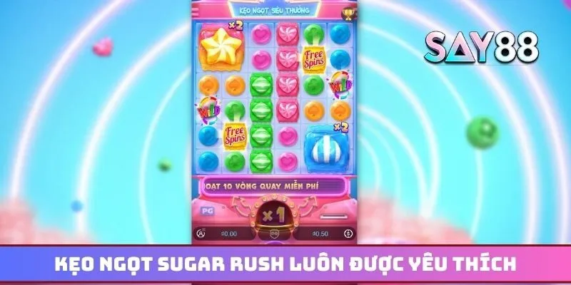 Kẹo ngọt Sugar Rush là game hot luôn được yêu thích